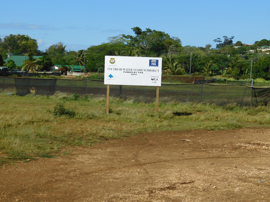 Freshwater Stadium costs FIFA Vt400 million
